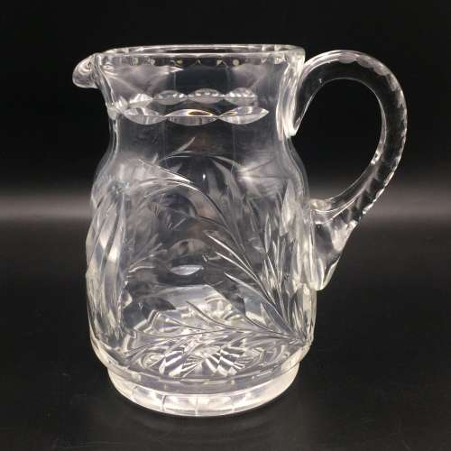 Large Vintage Crystal Water Jug