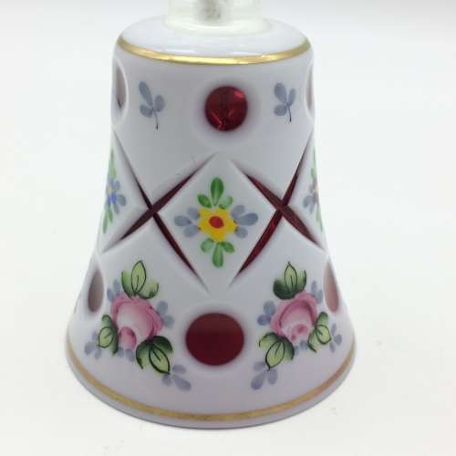 Beautiful Vintage Bohemian Glass Bell