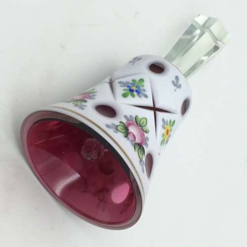 Beautiful Vintage Bohemian Glass Bell