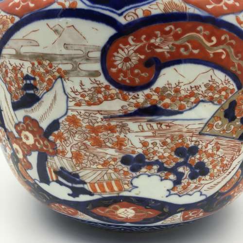 Very Large Antique `Imari` Jardiniere