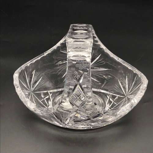 Good Quality Large Cut-Crystal Basket