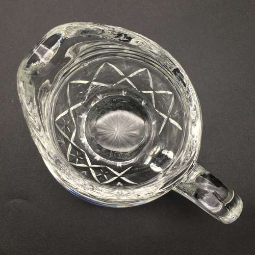 Vintage Crystal Cream Jug