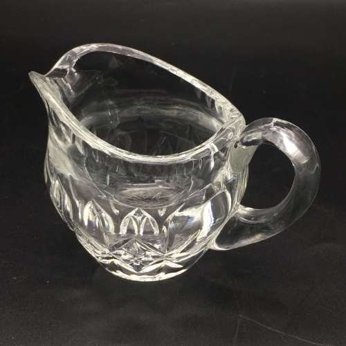 Vintage Crystal Cream Jug