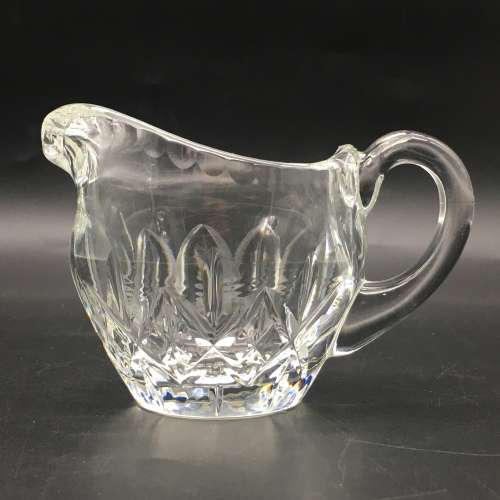 Vintage Crystal Cream Jug