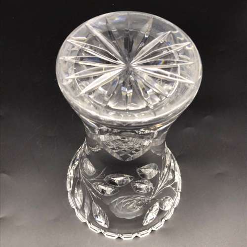 Attractive Rose-Cut` Vase