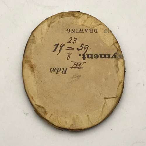 Gold Antique Miniature Portrait Pendant/Locket (1839)