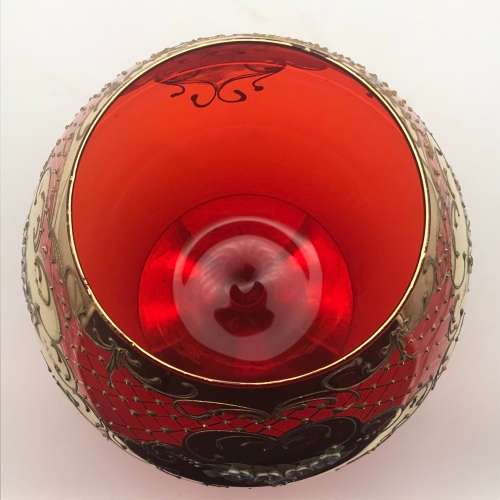 Very Large Vintage `Venetian/Murano` Glass Vase