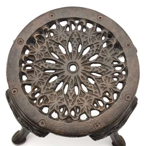 Vintage Cast Iron Doll`s Table & Chairs