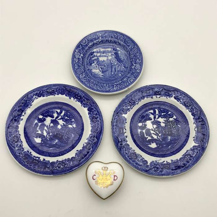 Four Vintage `Spode & Ridgway` Collectable Pieces
