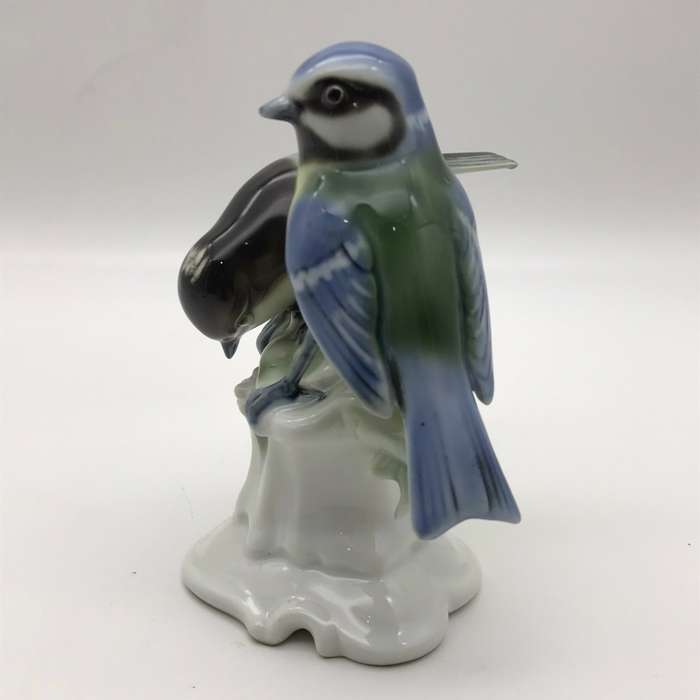 Vintage Collectable German Bird, Crystal Teddy Bear & Bunny Trinket Box