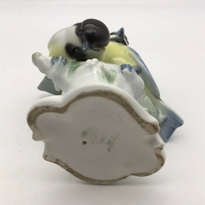 Vintage Collectable German Bird, Crystal Teddy Bear & Bunny Trinket Box
