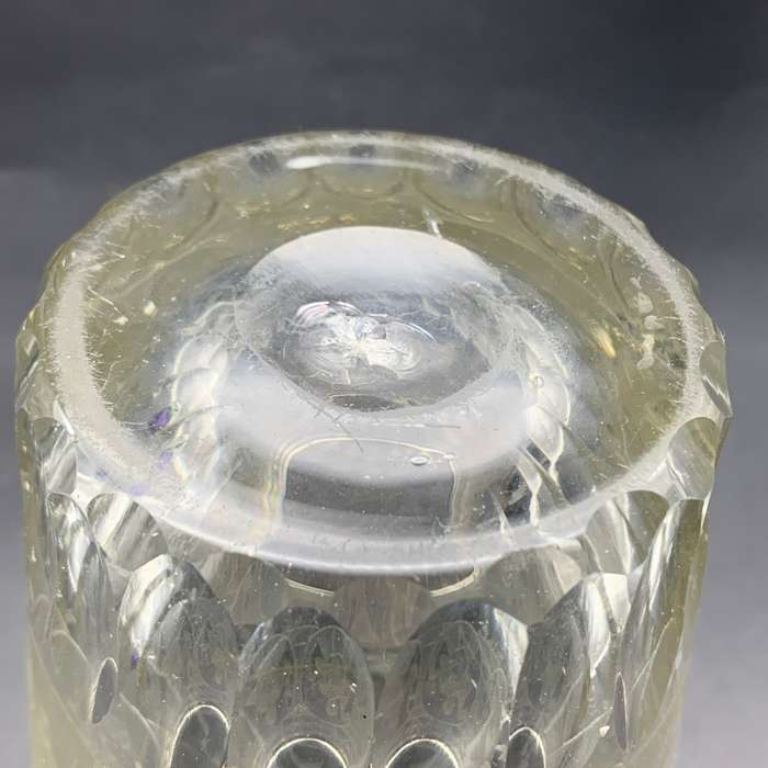 Rare Georgian Engraved Lead Glass Dutch Tumbler (C.1720`s)