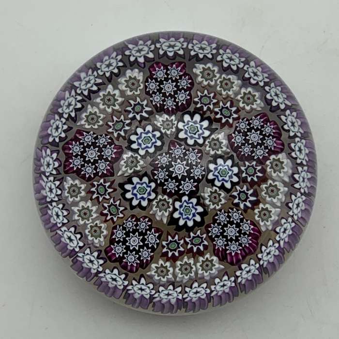 Vintage `Peter McDougall` (PMcD) Glass Paperweight (Signed)