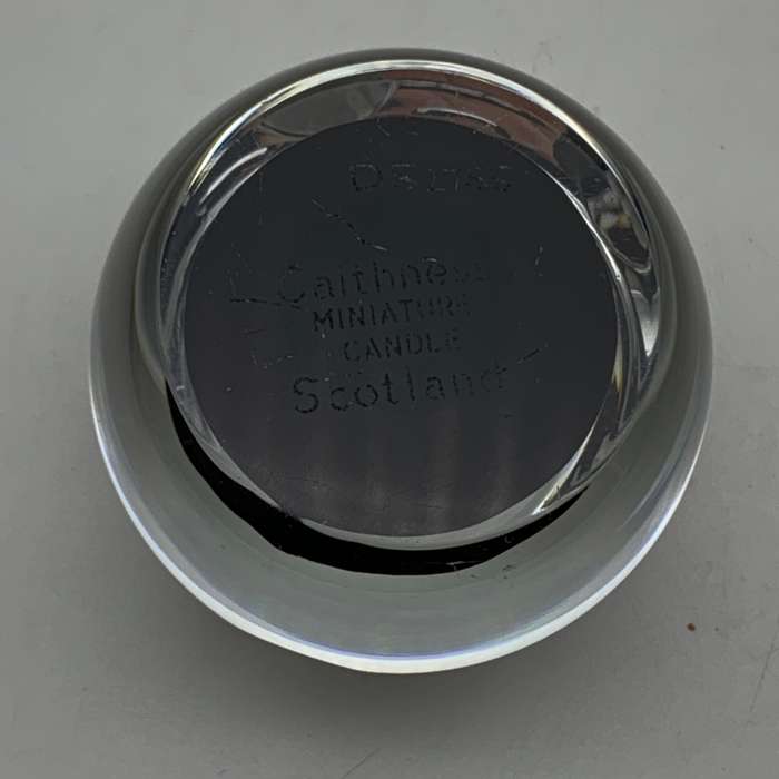 Vintage Caithness `Miniature Candle` Glass Paperweight