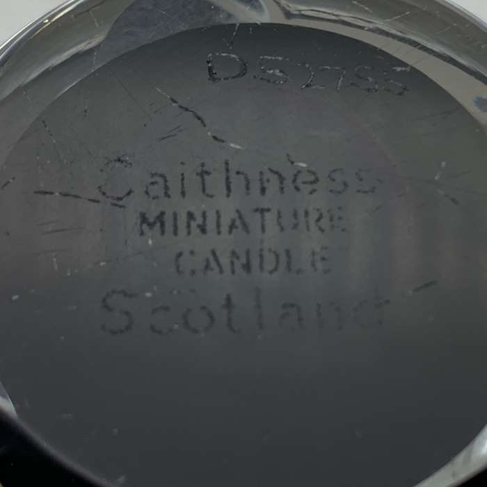 Vintage Caithness `Miniature Candle` Glass Paperweight