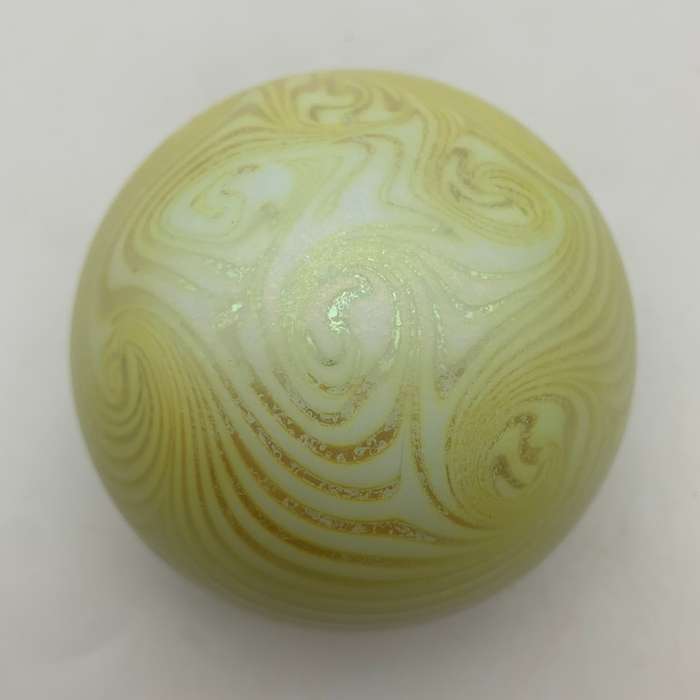 Early Steve Smyers Glass Paperweight (Northern Star)