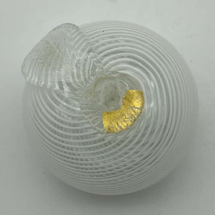 Vintage Murano `Apple` Art Glass Paperweight/Ornament