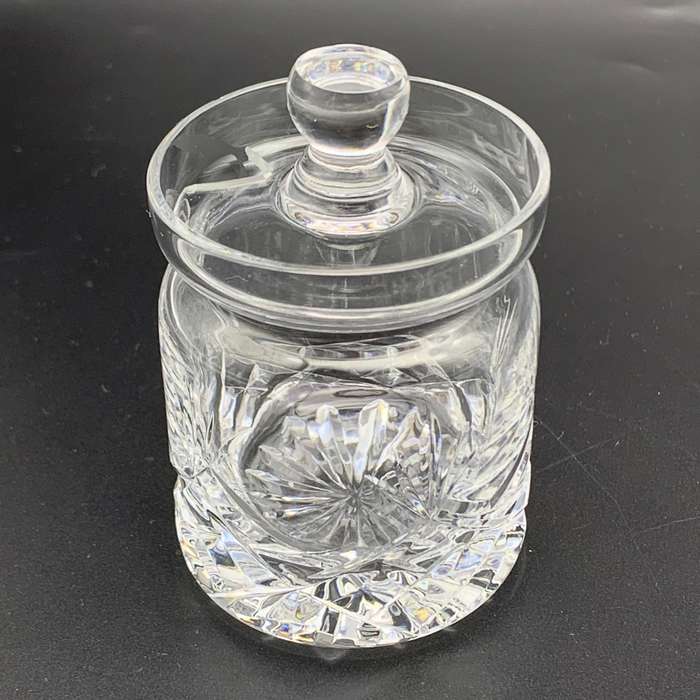 Vintage `Brierley` Cut-Crystal Mustard Pot