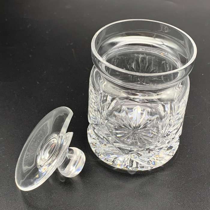 Vintage `Brierley` Cut-Crystal Mustard Pot