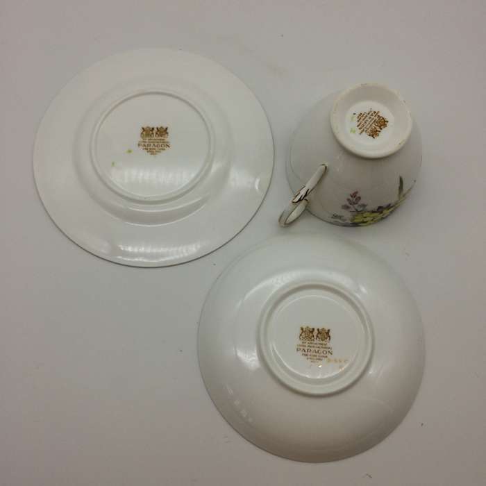 1950s Paragon China Trio (Woodland Bluebell)