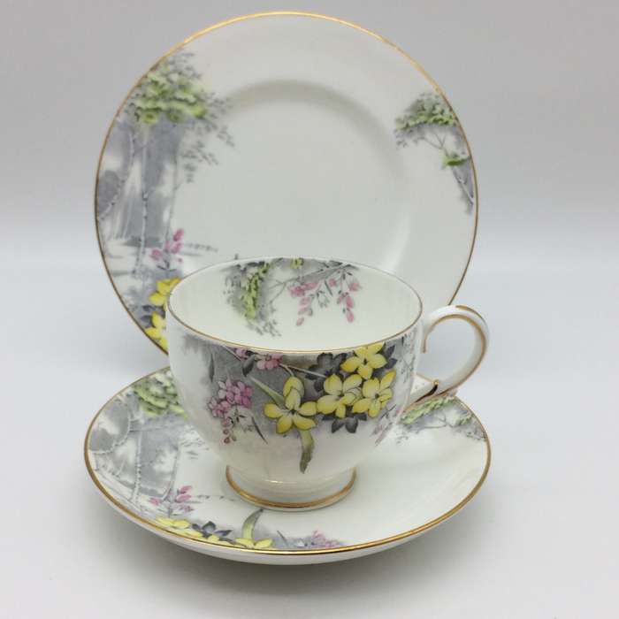 1950s Paragon China Trio (Woodland Bluebell)