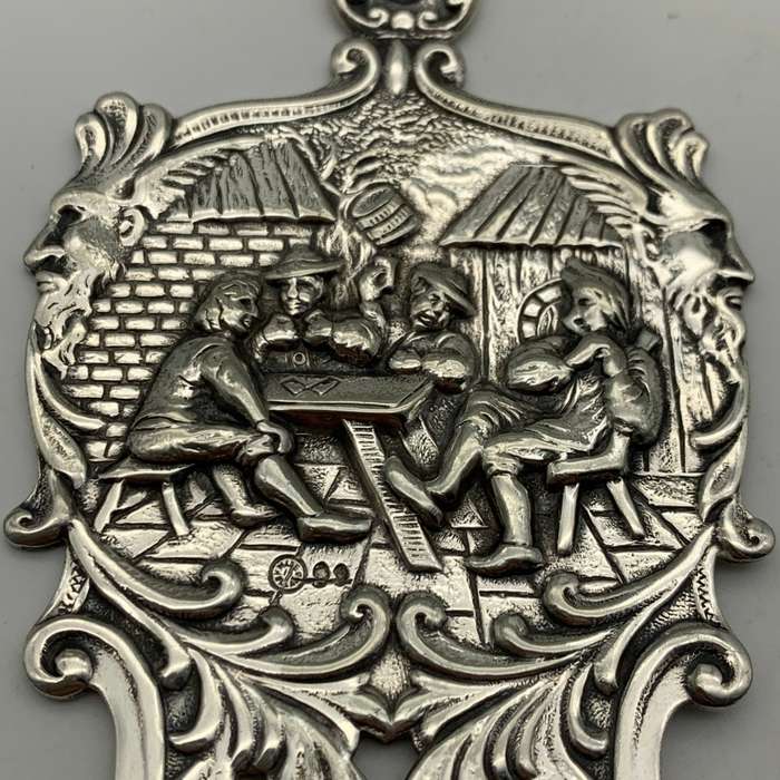Early Dutch Silver-Plate Cake Server