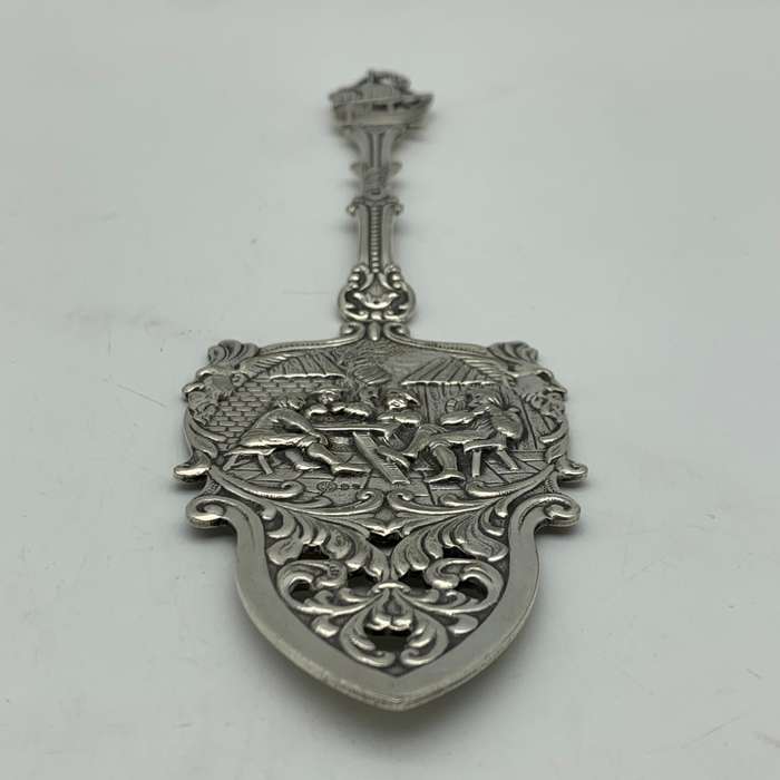 Early Dutch Silver-Plate Cake Server