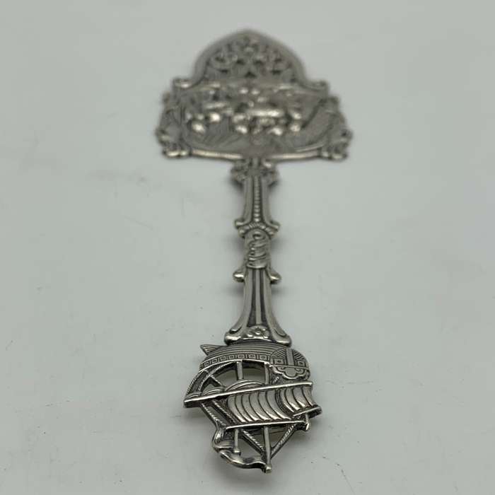 Early Dutch Silver-Plate Cake Server