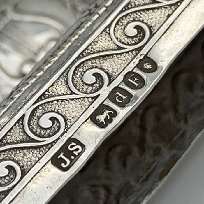 Victorian Silver `Dollhouse` Miniature Sofa (1899)