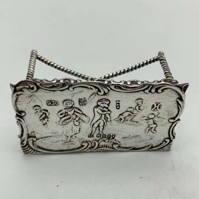Victorian Silver `Dollhouse` Miniature Table (1897)