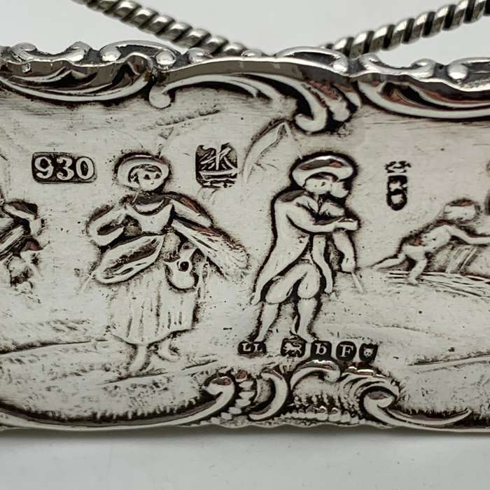 Victorian Silver `Dollhouse` Miniature Table (1897)