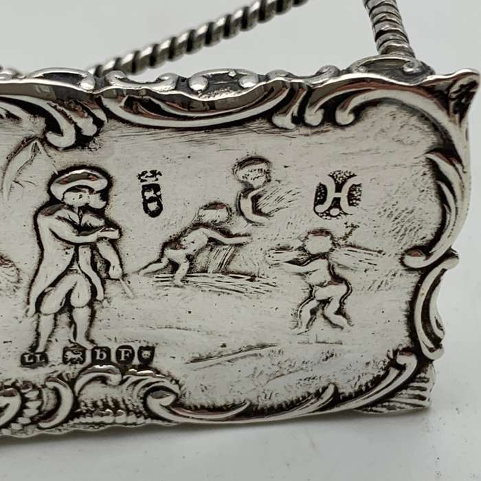 Victorian Silver `Dollhouse` Miniature Table (1897)