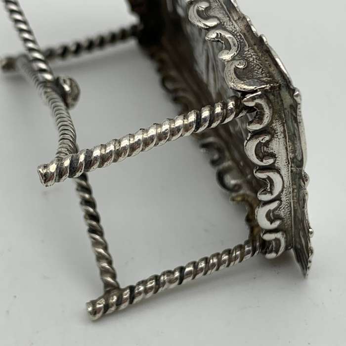 Victorian Silver `Dollhouse` Miniature Table (1897)