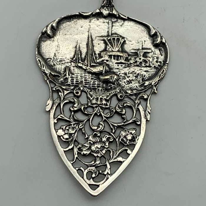 Vintage Dutch Silver-Plate Cake Server