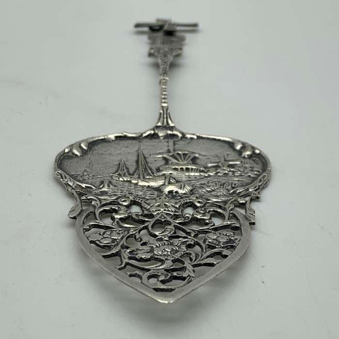 Vintage Dutch Silver-Plate Cake Server