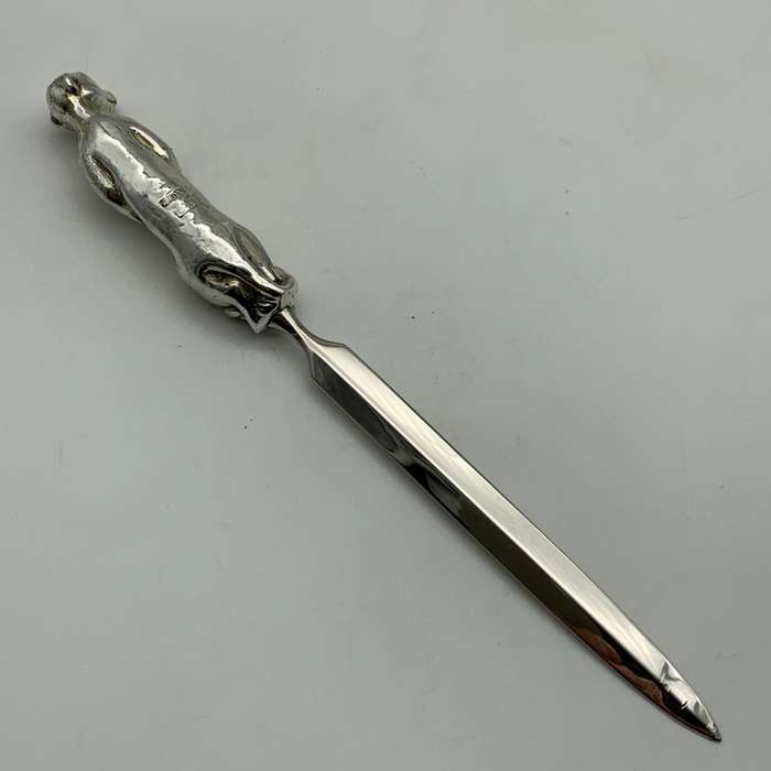 Vintage Silver Handled `Meercat` Letter Opener