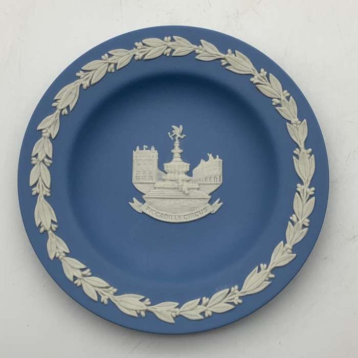 Blue 'Wedgwood' Jasperware Trinket Dish (Piccadilly Circus)