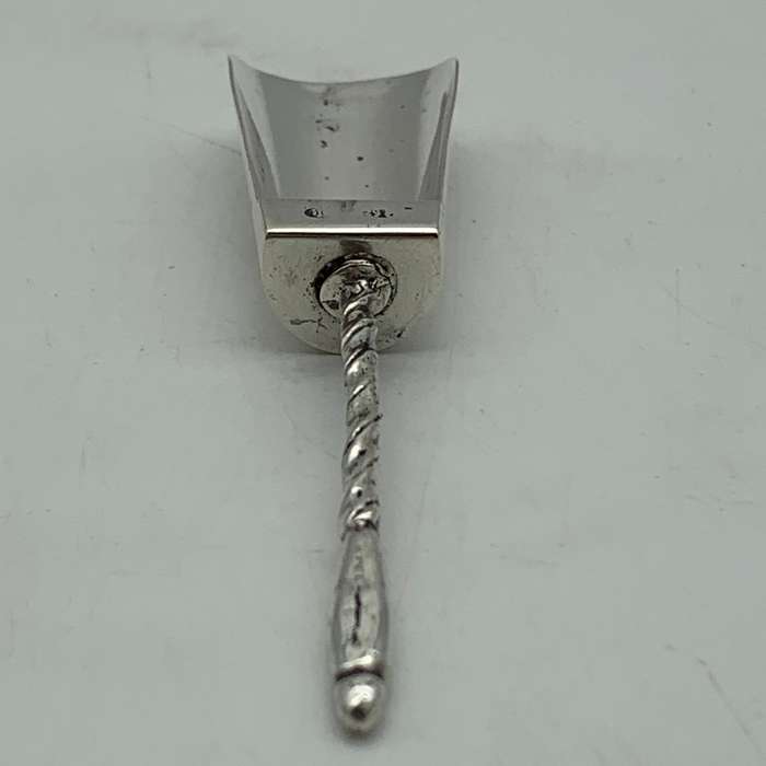 Early Solid Silver Sugar Scoop