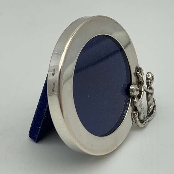 Vintage Italian Solid Silver Photo Frame