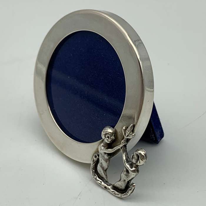 Vintage Italian Solid Silver Photo Frame