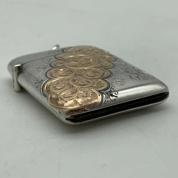 Victorian Silver & Gold Vesta Case (1897)