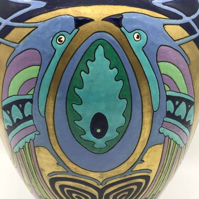 Large Japanese 'Art Nouveau/Arts & Crafts' Vase