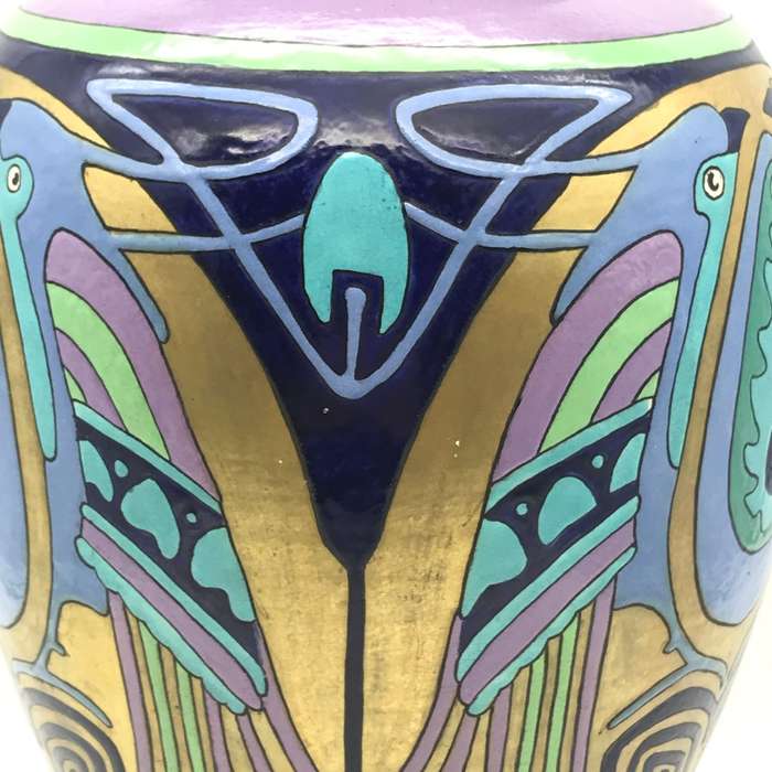 Large Japanese 'Art Nouveau/Arts & Crafts' Vase