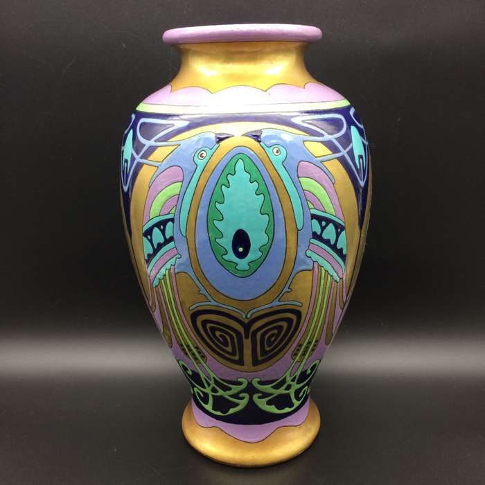 Large Japanese 'Art Nouveau/Arts & Crafts' Vase