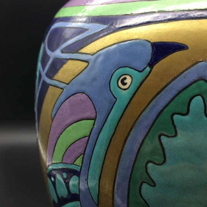 Large Japanese 'Art Nouveau/Arts & Crafts' Vase