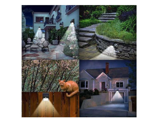 20 LED Solar Power PIR Motion Sensor Wall Light Outdoor Garden Waterproof Lamp
