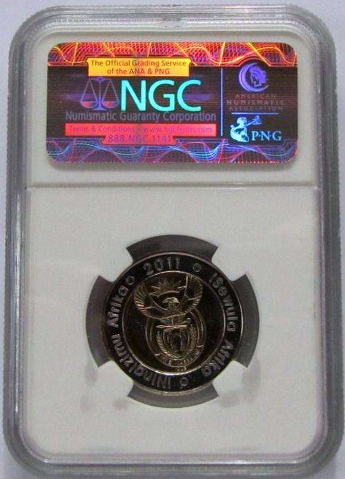 **HIGHEST GRADE!!!** 2011 SARB 90th Anniversary R5 NGC Graded MS67 - Bid Per Coin -