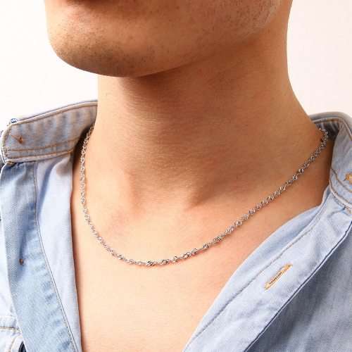 Titanium Singapore Necklace 50 cm **R 699** (SILVER)