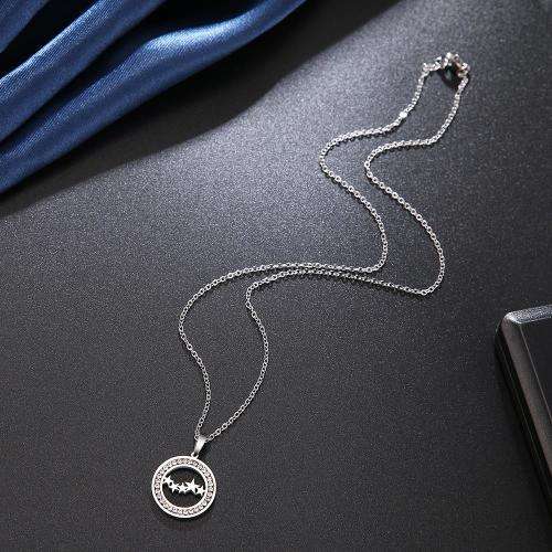 TITANIUM (NEVER FADE) Star Necklace 45 cm (SILVER ONLY)