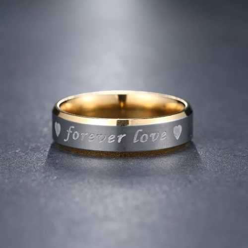 Retail Price R1399 TITANIUM (NEVER FADE) FOREVER LOVE Ring SIZE 7 US